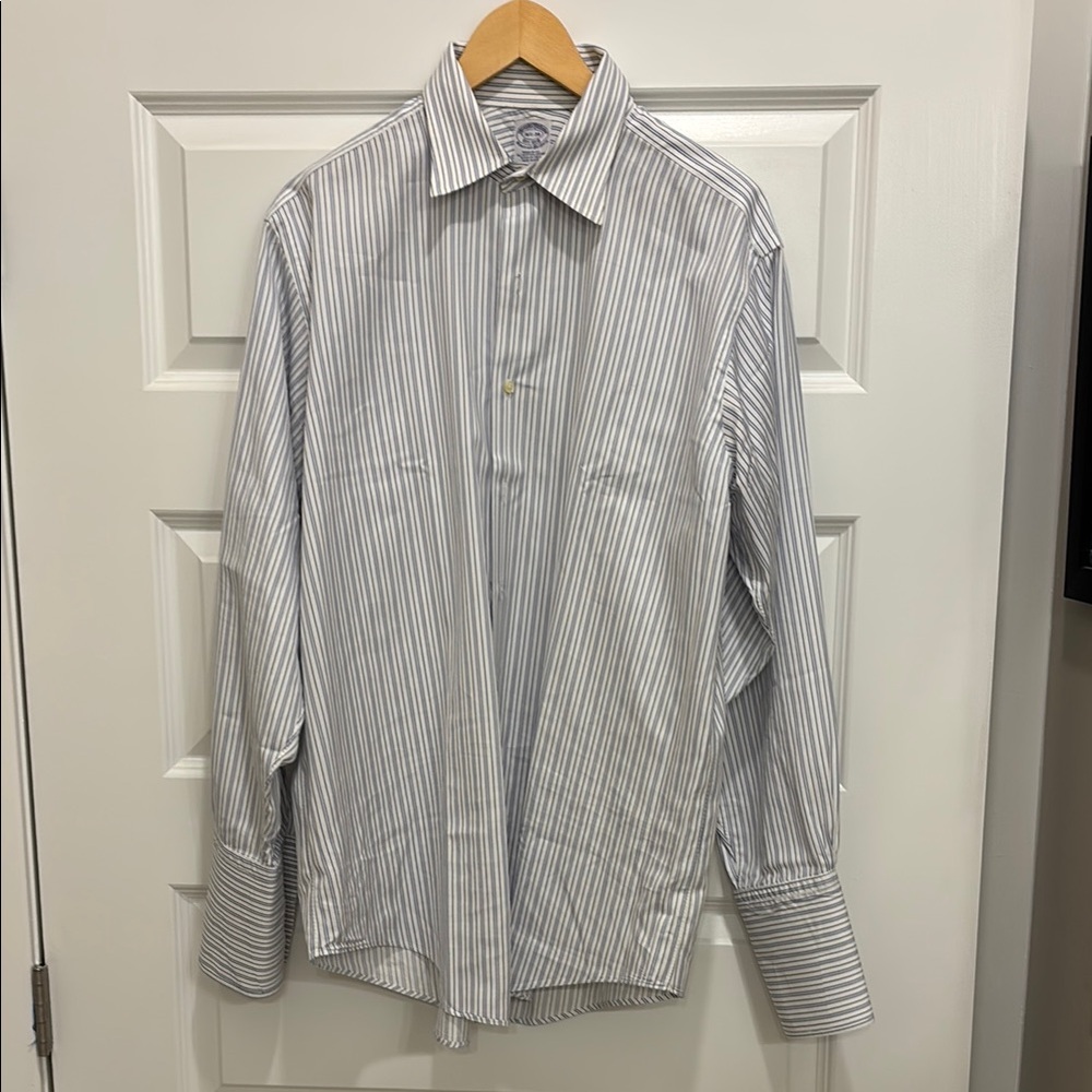 Brooks Brothers French Cuff Dress Shirt 16.5/34